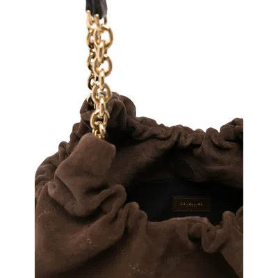 Demellier Brown Shoulder Bags