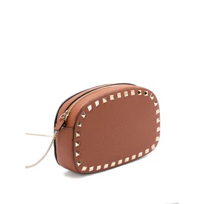 Valentino Studded Leather Crossbody Bag With Chain Strap