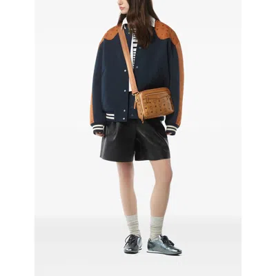 Mcm Diamond Camera Bag In Visetos