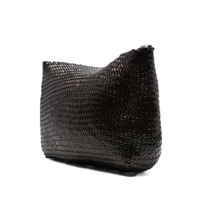 Dragon Diffusion Santa Marta Woven-leather Shoulder Bag