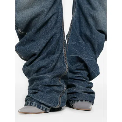 Jean Paul Gaultier Low-rise Jeans In Blue