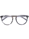Chloé Oval Frame Glasses In Grey