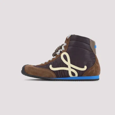 Loewe Ballet Runner 2.0 High-top Sneakers In Brown