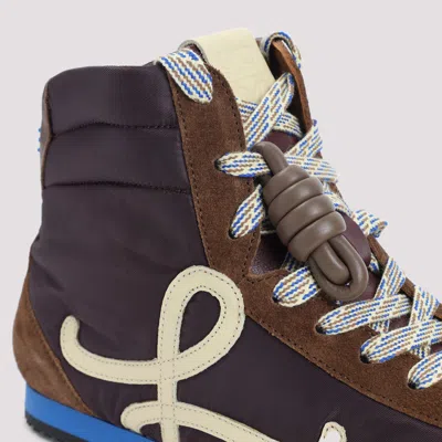 Loewe Ballet Runner 2.0 High-top Sneakers In Brown