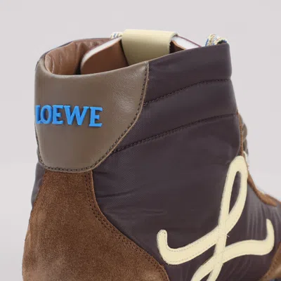 Loewe Ballet Runner 2.0 High-top Sneakers In Brown