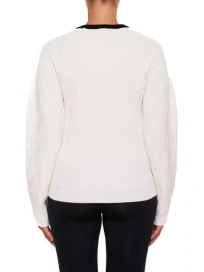 Shop Kenzo Pullover In Blanc|bianco