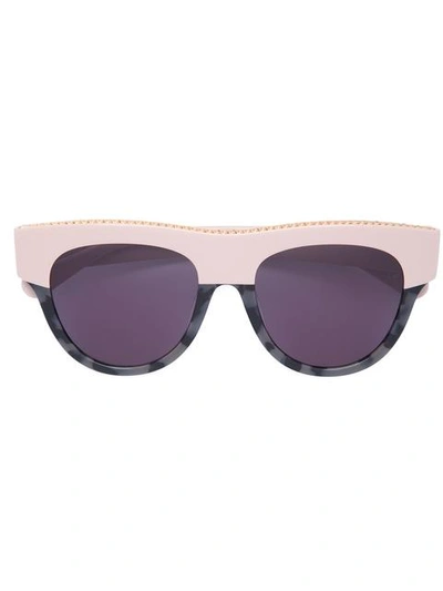 Shop Stella Mccartney Eyewear 'oversized Square' Sunglasses - Black