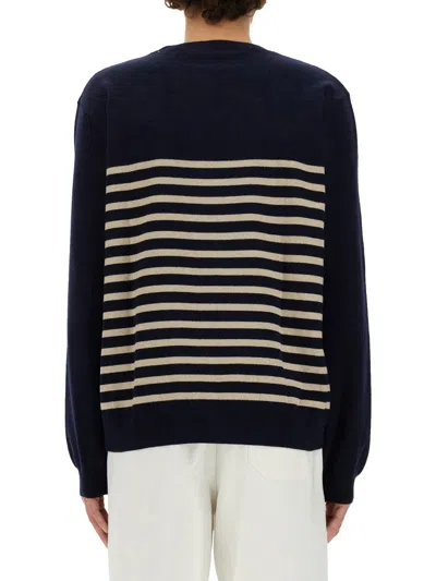 Apc A.p.c. Sweater Matthew In Blue