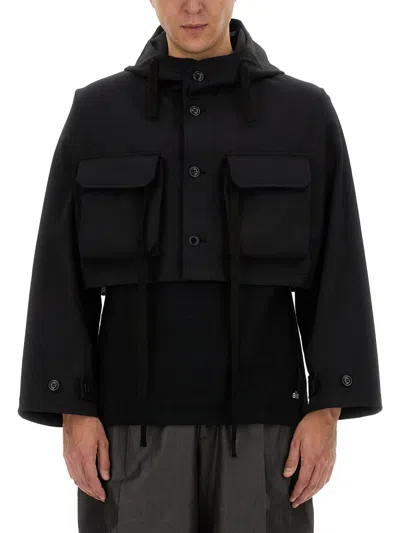 Aïe Cropped Hooded Jacket