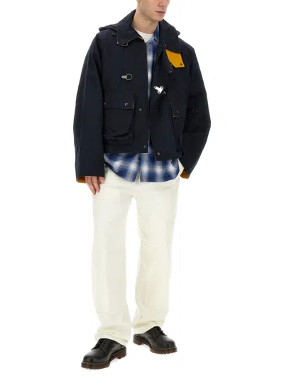 Aïe Plaid-check Cotton Shirt In Blue