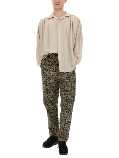 Aïe Gathered Buttoned Shirt