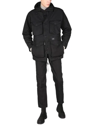 Arkair Pants With Logo Button In Black