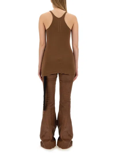 Drkshdw Racer Back T-shirt In Brown