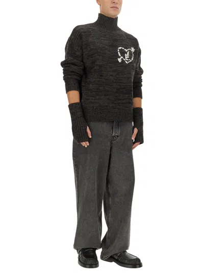 Etudes Studio Jersey With Logo In Gray