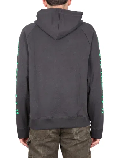 Etudes Studio Sweatshirt With Logo Embroidery In Gray