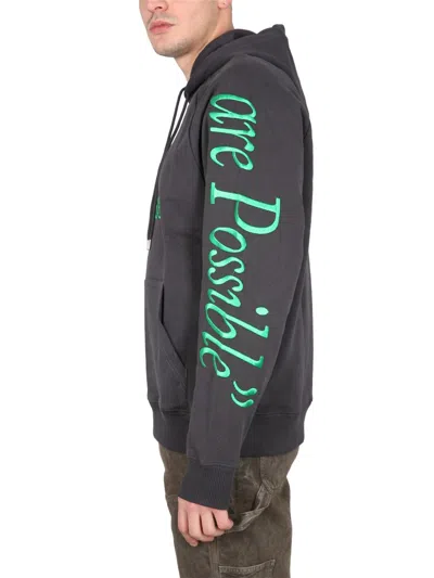 Etudes Studio Sweatshirt With Logo Embroidery In Gray