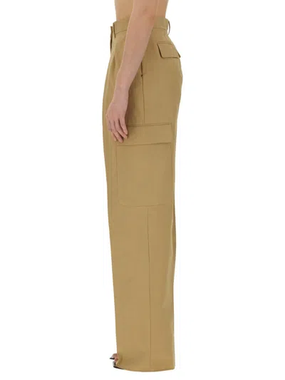 Sportmax Trousers Jacopo With Pockets And Loops In Brown