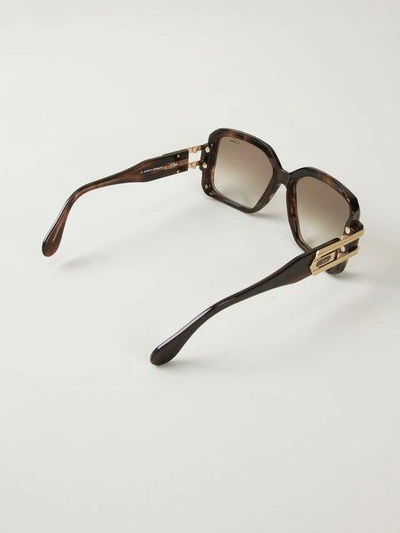 Shop Cazal Sonnenbrille Mit Quadratischen Gläsern - Braun