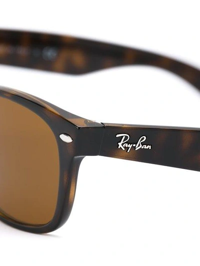 Shop Ray Ban New Wayfarer Sunglasses In Brown