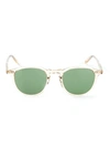 Garrett Leight 'hampton' Sunglasses In Neutrals