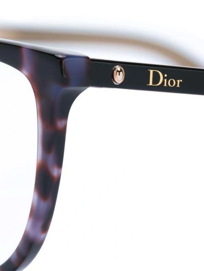 Shop Dior 'montaigne 33' Glasses In Black