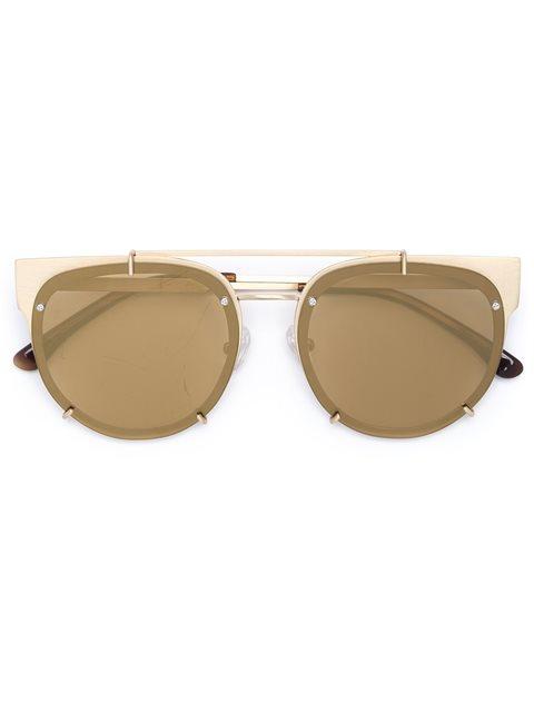 vera wang round frame sunglasses