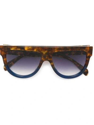 Shop Celine 'shadow' Sunglasses