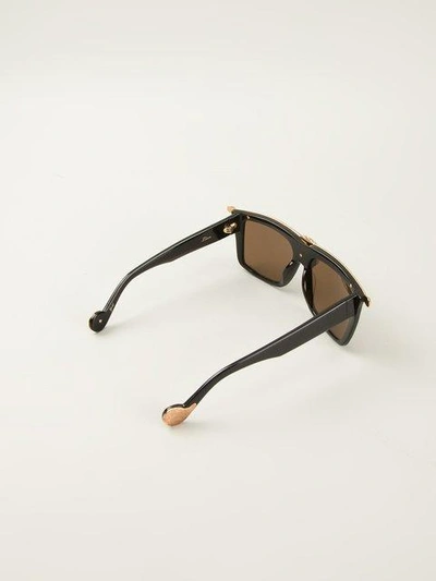 Shop Anna-karin Karlsson 'lion' Sunglasses In Black