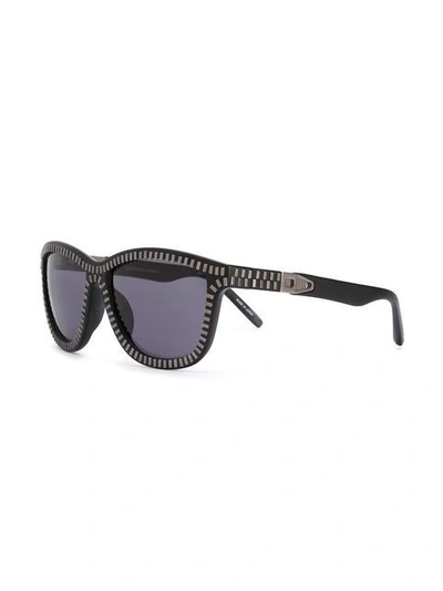 Shop Linda Farrow Gallery Zipper Motif Sunglasses