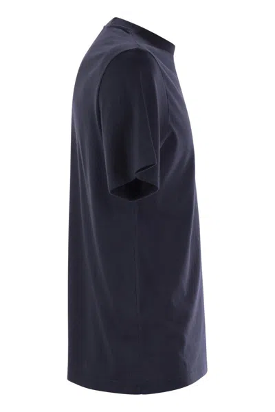 Autry T-shirt With Logo Embroidered On The Front In Multi