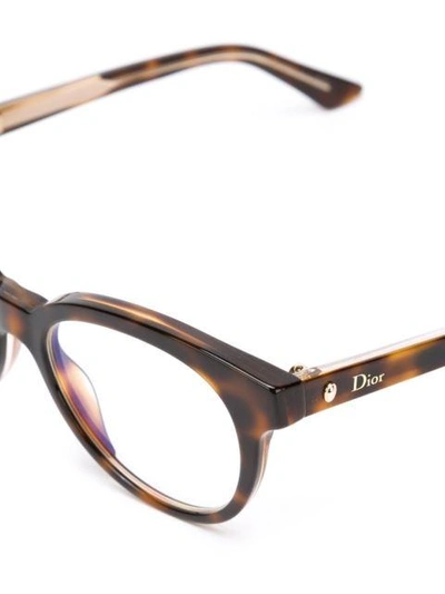 Shop Dior Oval Glasses