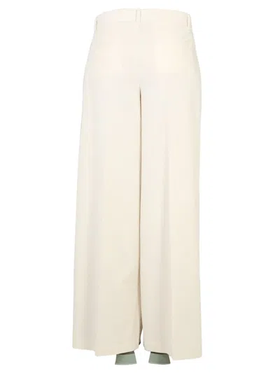 Ballantyne Wide-leg Trousers With Belt Loops And Pockets In Neutral