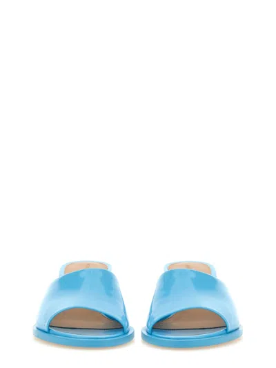 Bottega Veneta Mule Cha-cha In Blue