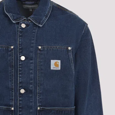 Carhartt Og Double Front Denim Jacket In Blue
