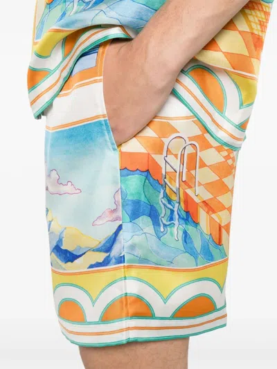 Casablanca Drawstring Shorts In Multi