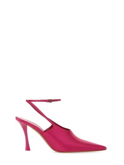Givenchy "show" Slingback Ankle Strap Pumps In Multi