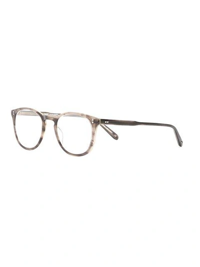 Shop Garrett Leight 'kinney' Glasses In Grey