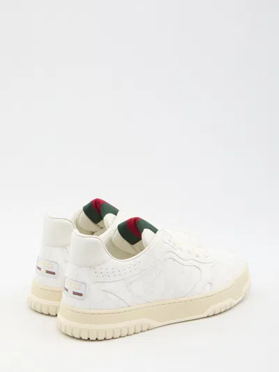 Gucci Re-web Low-top Sneakers In White