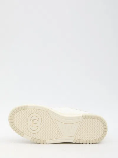 Gucci Re-web Low-top Sneakers In White