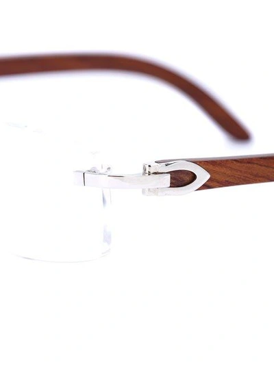 Shop Cartier 'décor C' Optical Glasses
