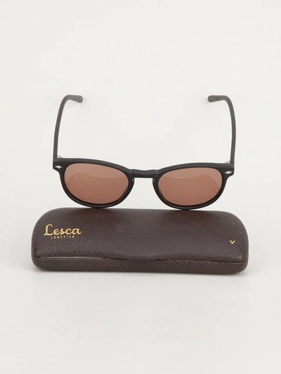 Shop Lesca Circle Frame Sunglasses
