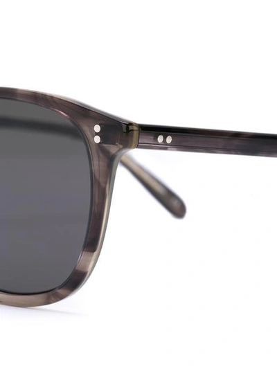 Shop Garrett Leight 'kinney' Sunglasses In Grey