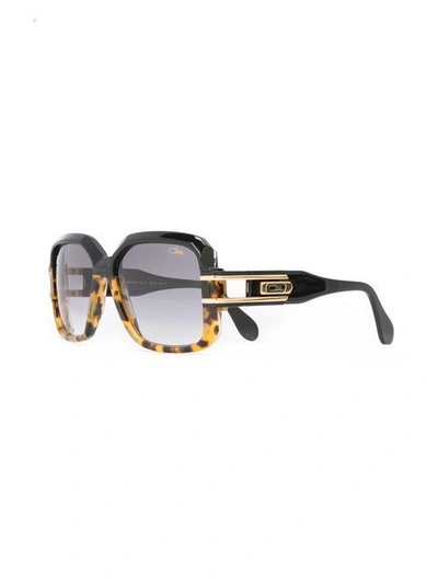 Shop Cazal Square Sunglasses In Black