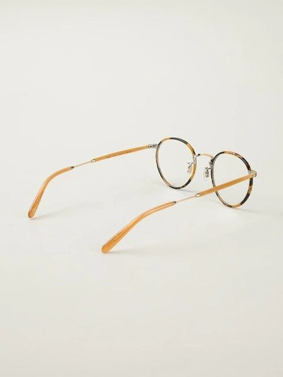 Shop Garrett Leight 'wilson' Glasses In Brown