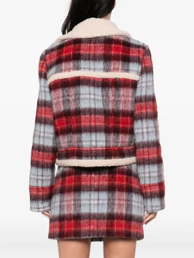 N°21 Checked Button Jacket In Multi