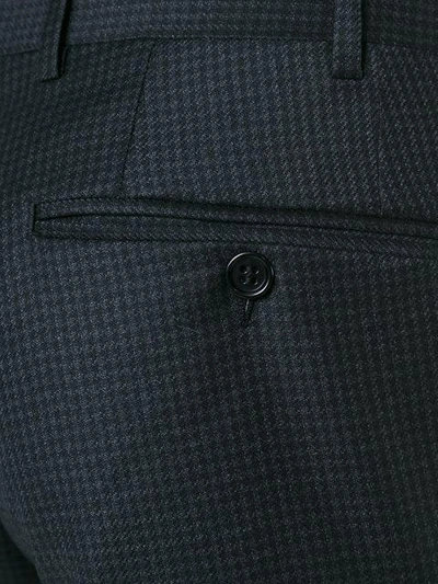 Shop Canali Gingham Check Suit - Black