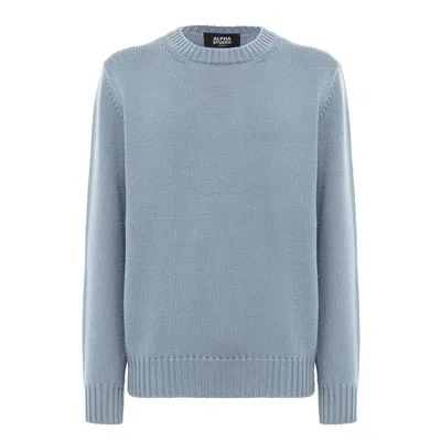 Alpha Studio Gray Cashmere Sweater In Gray