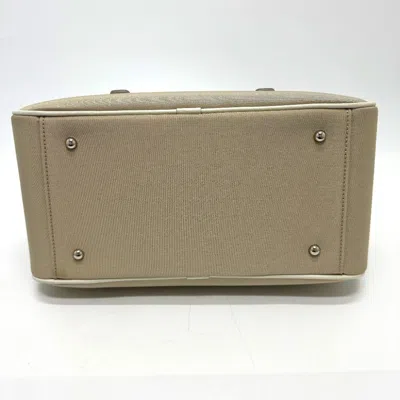 Pre-owned Burberry Beige Nylon Boston Bag Handbag () In Sand