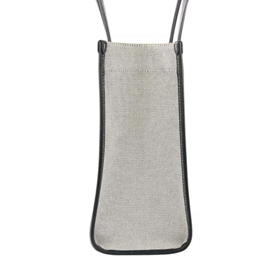 Pre-owned Burberry Black Gray Canvas Tote Bag () In Multi