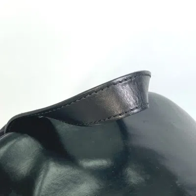 Pre-owned Burberry Black White Coated Canvas Backpack () In Multi